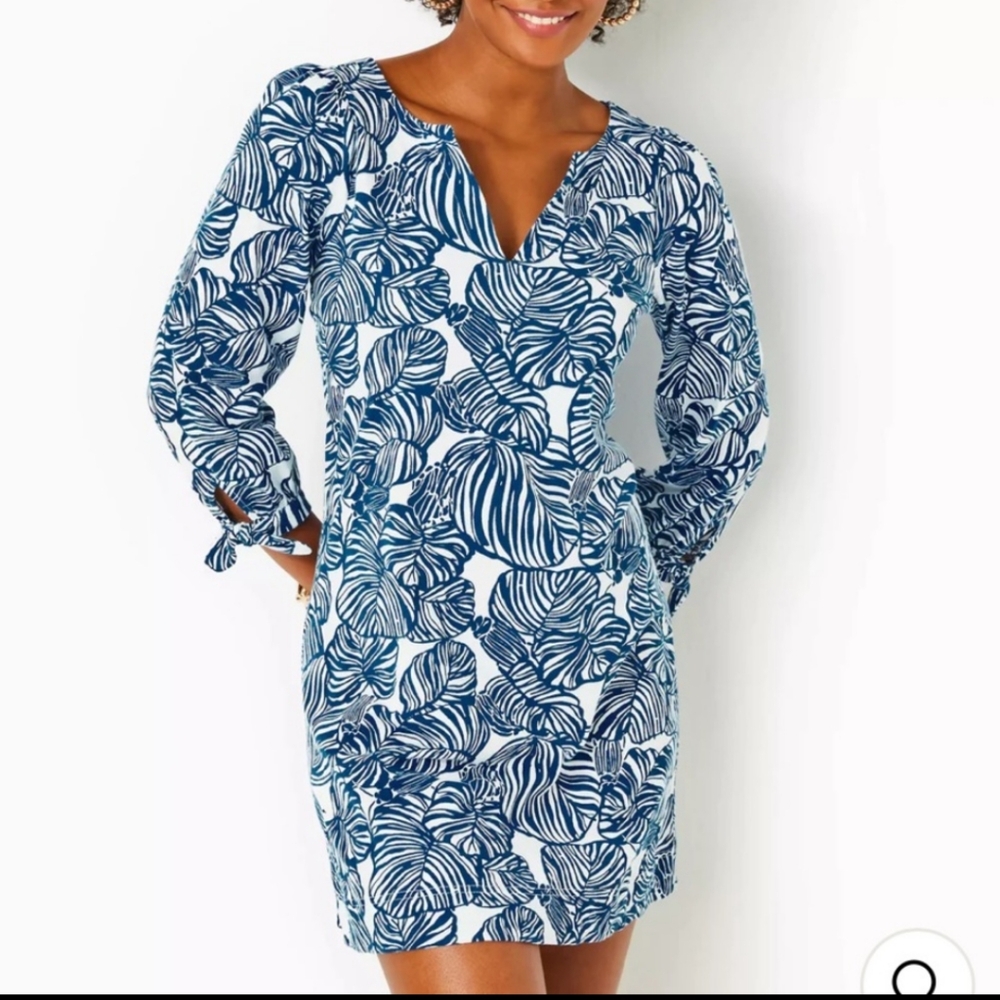NWT Lilly Pulitzer Cath 3/4 Sleeve Dress
